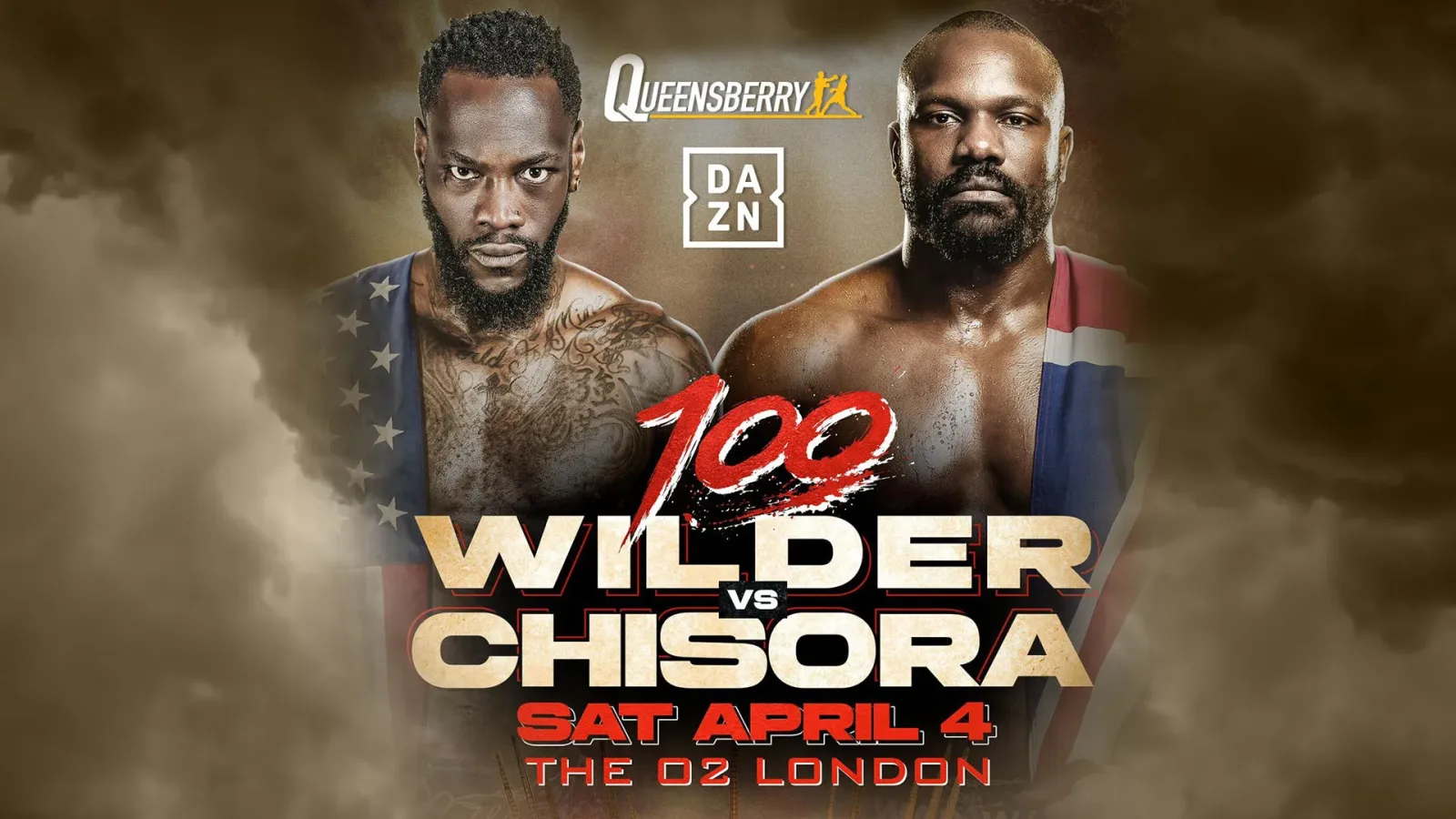 Two boxing titans clash on April 4 as Derek Chisora vs Deontay Wilder is announced